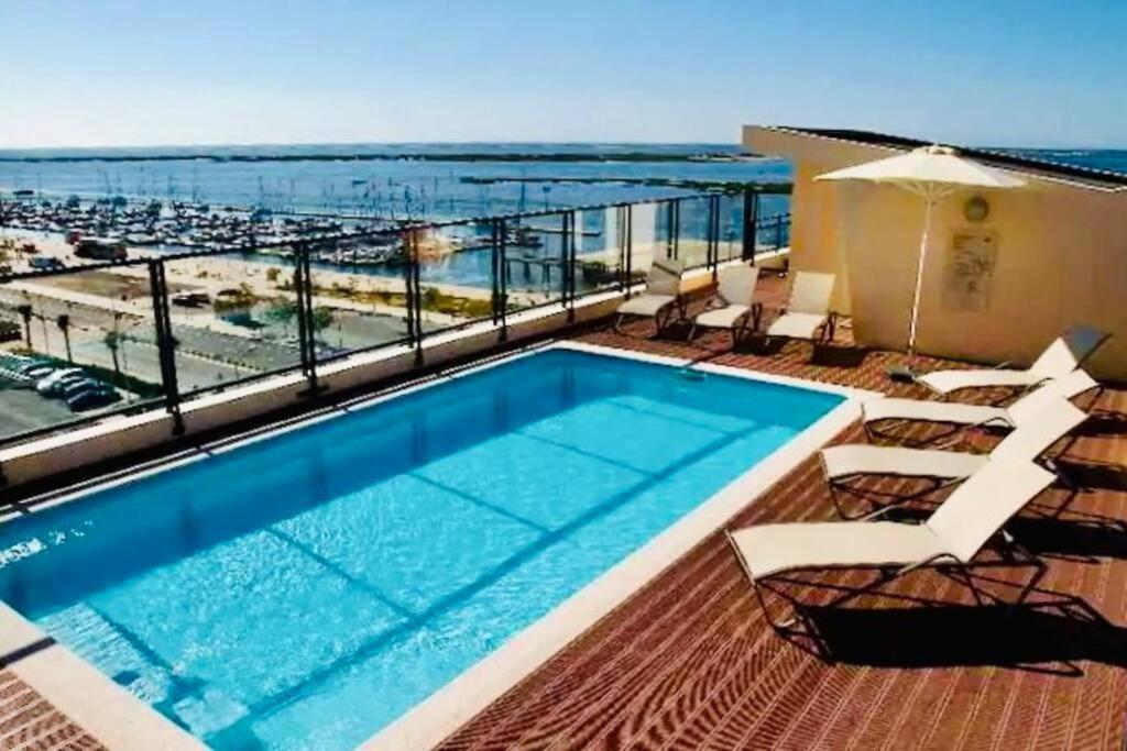 Olhao 3 Bedroom With Rooftop Pool, Marina Village Exteriör bild